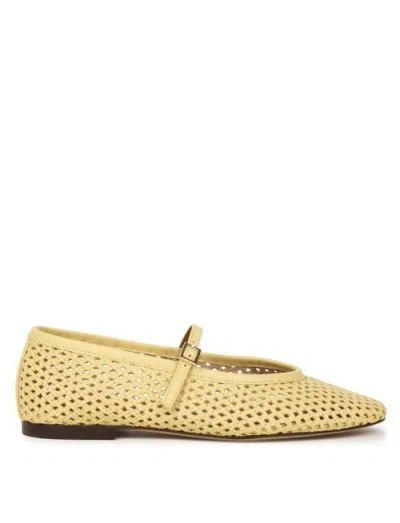 Bobbies Maya Ballet Flats In Yellow