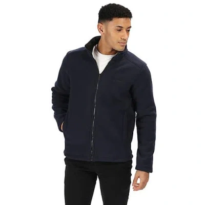 Regatta Plain Micro Fleece Full Zip Jacket In Blue