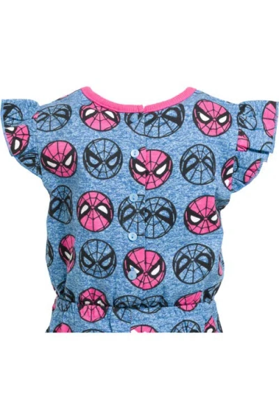 Marvel Spider-man One Piece Romper In Blue