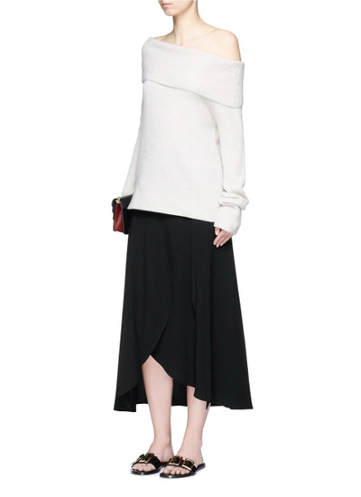 Shop Theory 'amazing' Crepe Wrap Midi Skirt