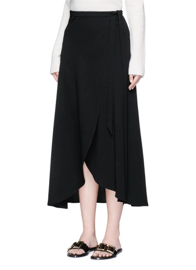 Shop Theory 'amazing' Crepe Wrap Midi Skirt
