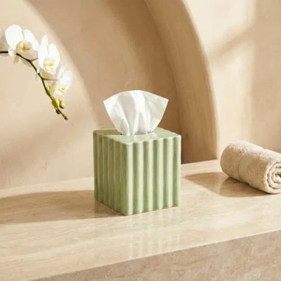 Be Home Nera Tissue Box In Green