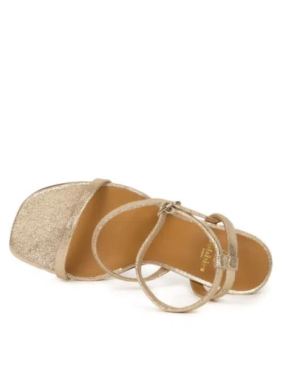 Bobbies Casey Heeled Sandals In Neutral