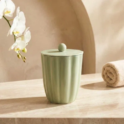 Be Home Nera Lidded Jar In Green