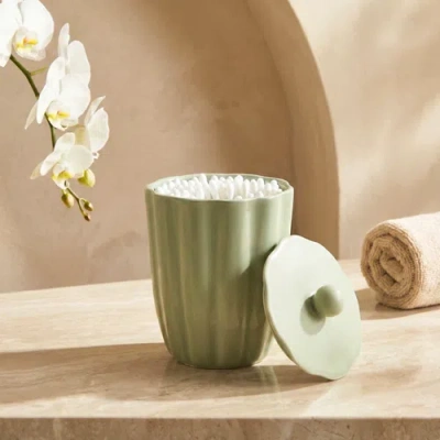 Be Home Nera Lidded Jar In Green