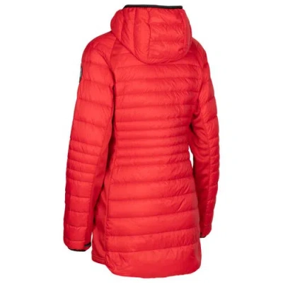 Trespass Hub Down Jacket In Red