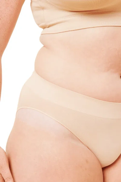 Sugar Candy Bra Basic Seamless Bikini Brief In Sand