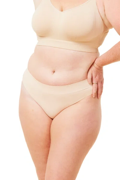 Sugar Candy Bra Basic Seamless Bikini Brief In Sand