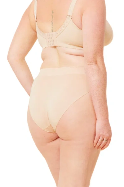 Sugar Candy Bra Basic Seamless Bikini Brief In Sand
