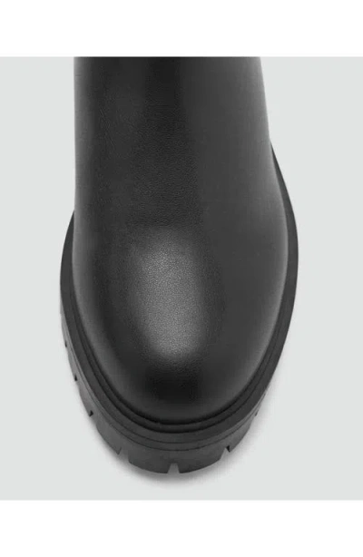 Mango Elastic Panels Ankle Boot In Multi