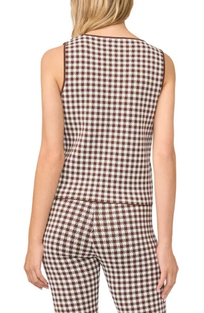 Halogenr Halogen(r) Gingham Jacquard Sweater Tank