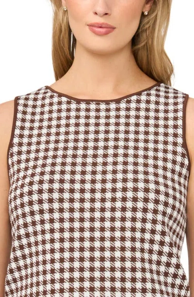 Halogenr Halogen(r) Gingham Jacquard Sweater Tank