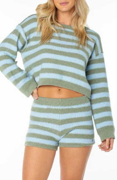 Roxy Swell Season Stripe Sweater In Multi