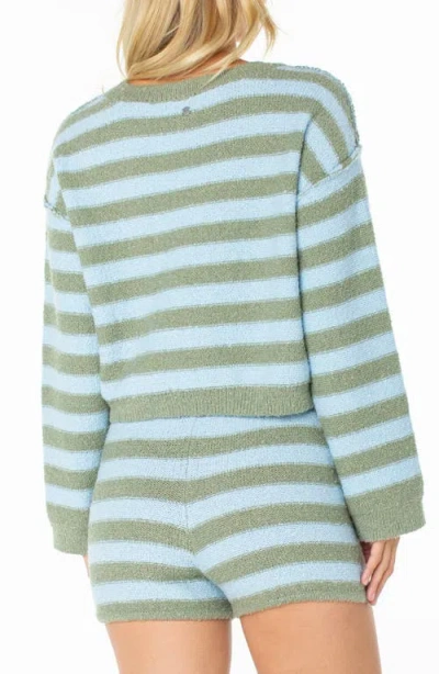 Roxy Swell Season Stripe Sweater In Multi