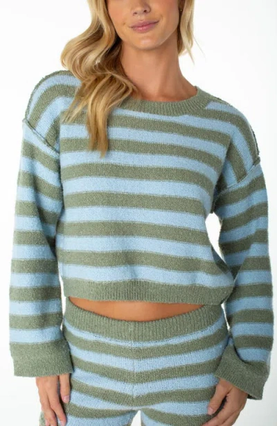 Roxy Swell Season Stripe Sweater In Multi