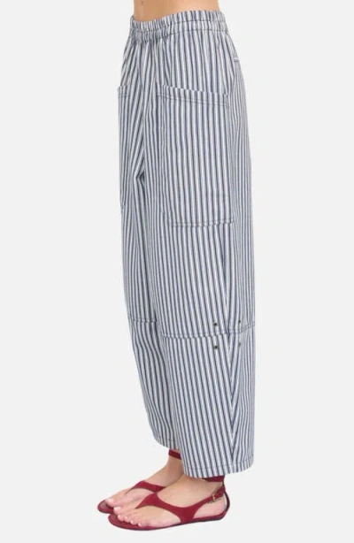 Joa J.o.a. Stripe Wide Leg Pants In Multi