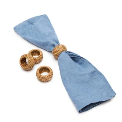 Caravan Home Eclipse Napkin Ring In Brown