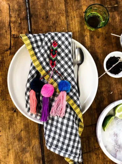 Caravan Home Gingham Napkins