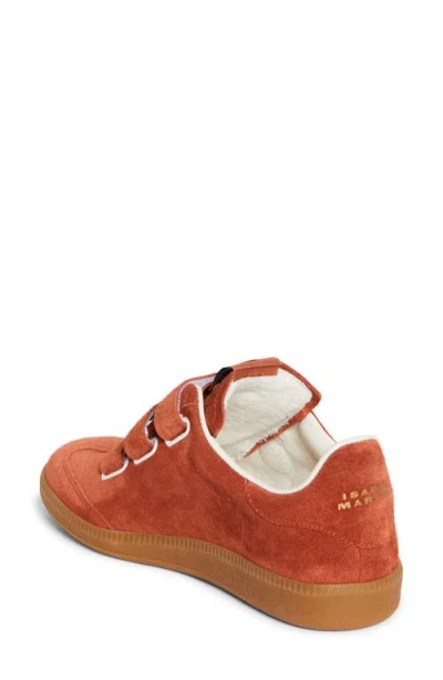 Isabel Marant Beth Calfskin Suede Low-top Sneakers In Brown