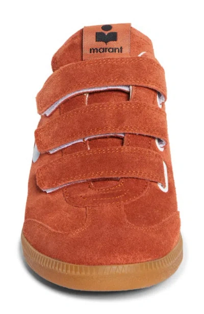 Isabel Marant Beth Calfskin Suede Low-top Sneakers In Brown