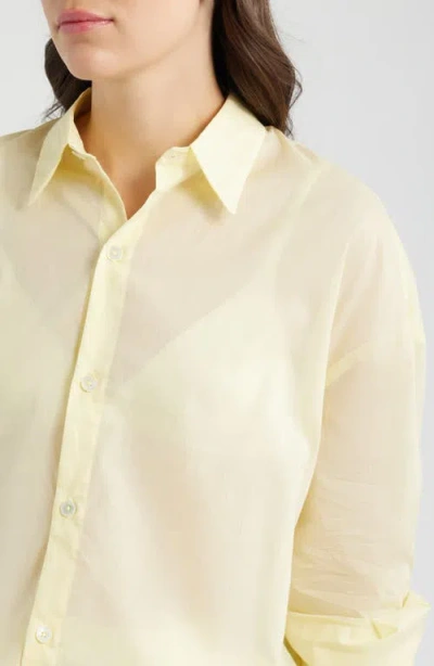 Cissa Oversized Cotton Button-up Shirt In Neutral