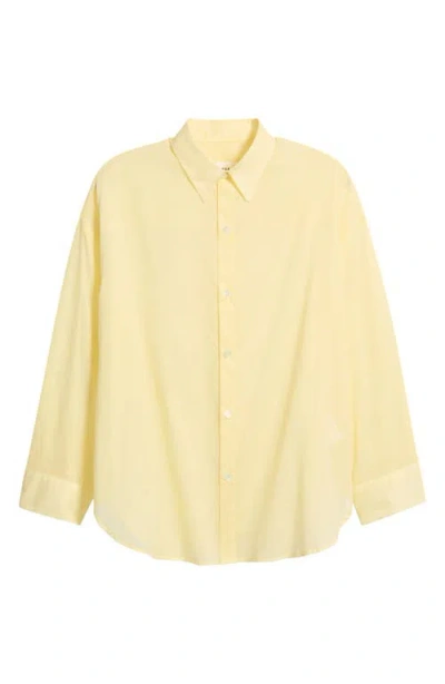 Cissa Oversized Cotton Button-up Shirt In Neutral
