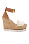 SEE BY CHLOÉ FRAYED WEDGE,SEEB-WZ116