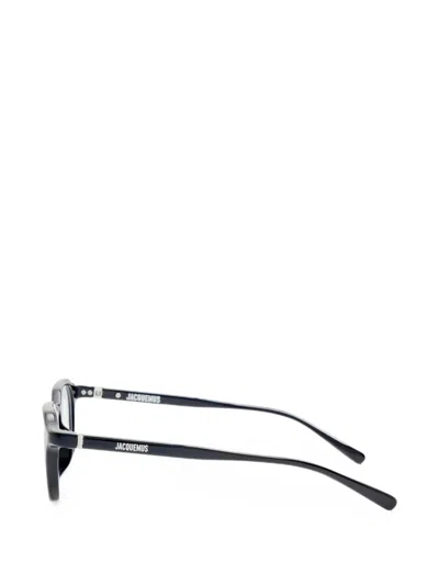 Jacquemus Geometric-frame Glasses In White