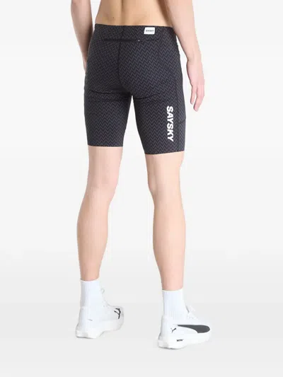 Saysky Combat+ Zigzag-pattern Tights In Multi