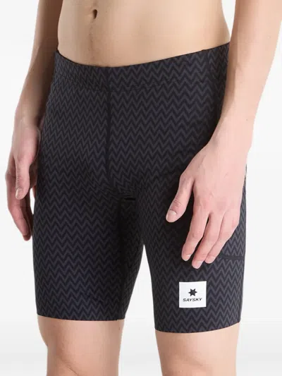 Saysky Combat+ Zigzag-pattern Tights In Multi
