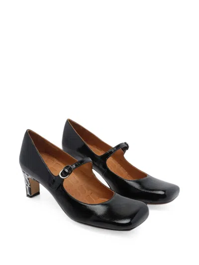 Chie Mihara Samai Squared-toe Pumps In Black