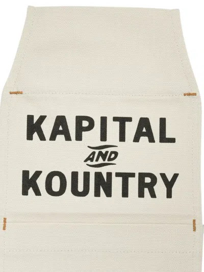 Kapital Canvas Pulp Phone Holder In Pattern