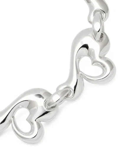 Yoj Agapi Heart-link Bracelet In Pattern