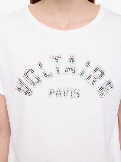 Zadig & Voltaire Alys Bc Voltaire Par Tee In White