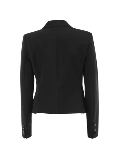 Max Mara Single-breasted Slim-fit Blazer In Black