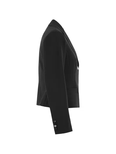 Max Mara Single-breasted Slim-fit Blazer In Black
