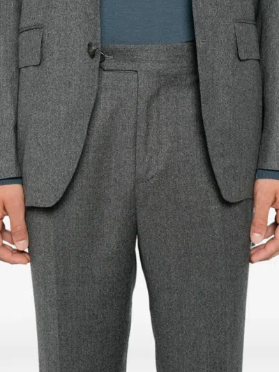 Canali Single-breasted Buttoned Suit In Gray
