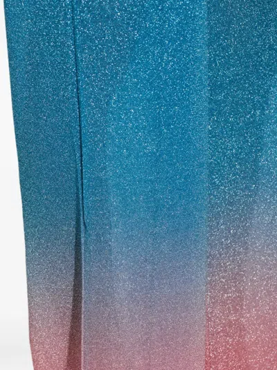Oseree Drawstring Casual Pants In Blue