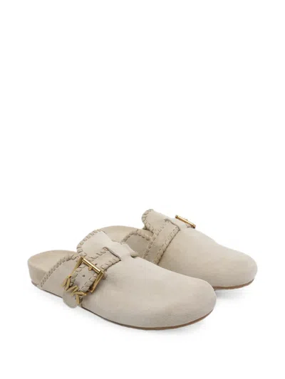 Michael Michael Kors Greer Buckle-detail Mules In Multi
