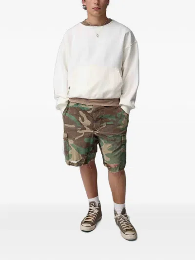 Twojeys Kangaroo-pocket Sweatshirt In White