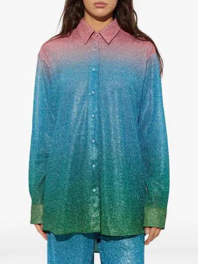 Oseree Gradient-effect Shirt In Multi