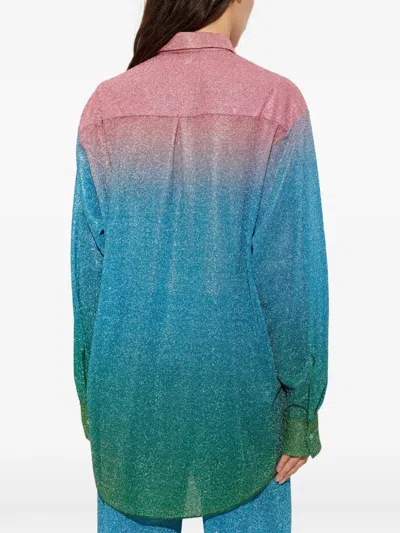 Oseree Gradient-effect Shirt In Multi