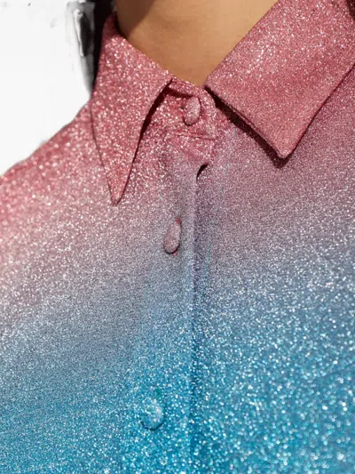 Oseree Gradient-effect Shirt In Multi