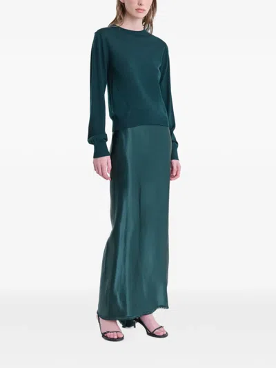 Fforme Mitchell Wool Sweater In Green