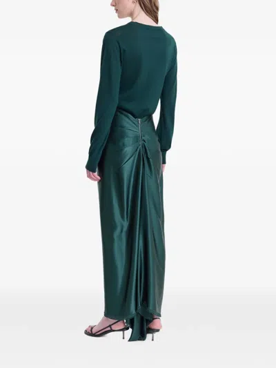 Fforme Mitchell Wool Sweater In Green
