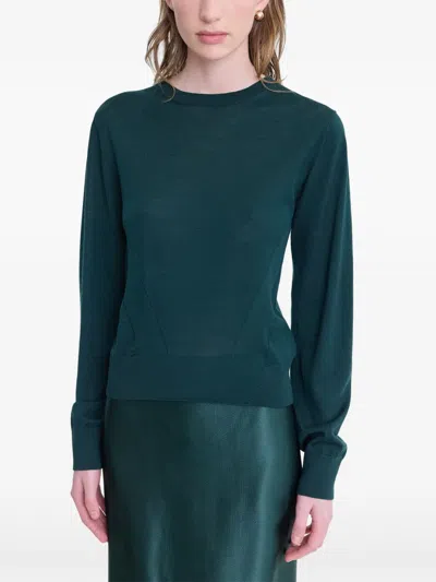 Fforme Mitchell Wool Sweater In Green