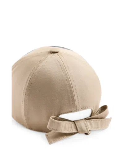Patou Knot Embroidered-logo Cap In Pattern