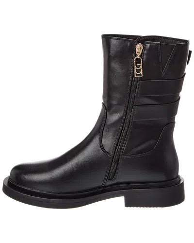 Byblos Leather Boot In Black