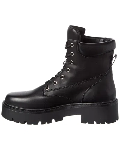 Byblos Leather Boot In Black