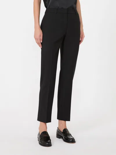 Weekend Max Mara Belt Loop Casual Pants In Black